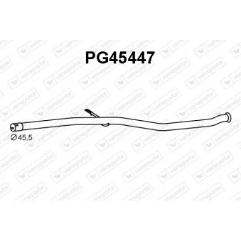 Tube de réparation, catalyseur VENEPORTE PG45447