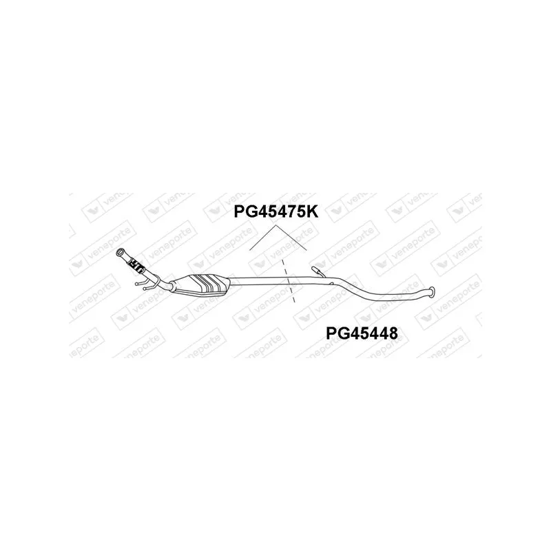 Tube de réparation, catalyseur VENEPORTE PG45448