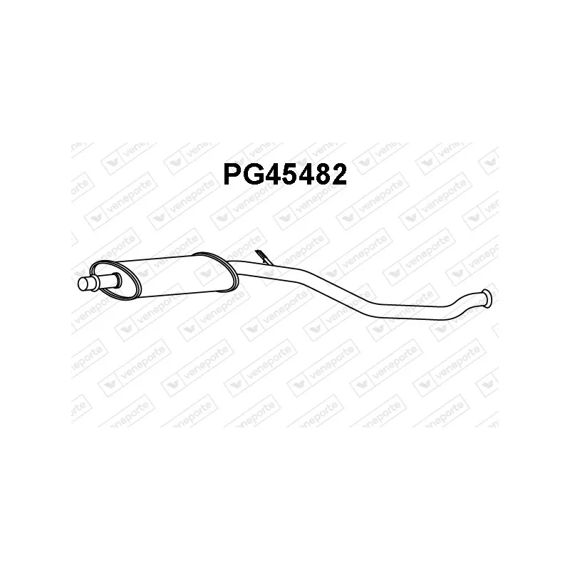 Silencieux avant VENEPORTE PG45482