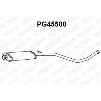 Silencieux avant VENEPORTE PG45500