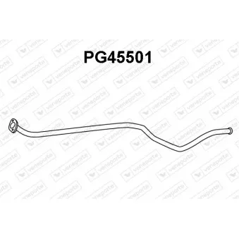 Tuyau d'échappement VENEPORTE PG45501