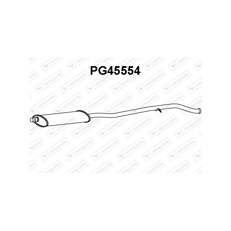 Silencieux central VENEPORTE PG45554
