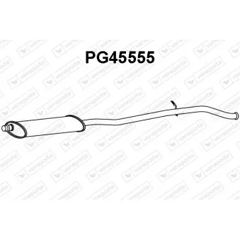 Silencieux central VENEPORTE PG45555