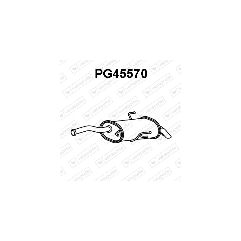 Silencieux arrière VENEPORTE PG45570