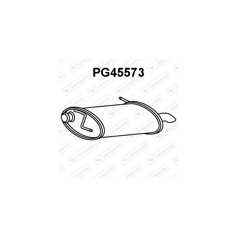 Silencieux arrière VENEPORTE PG45573