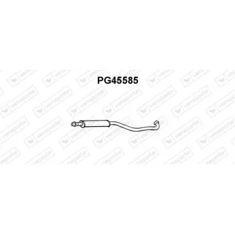 Silencieux avant VENEPORTE