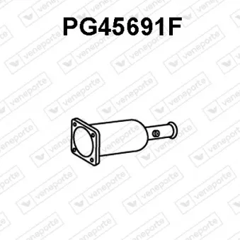 Filtre à particules / à suie, échappement VENEPORTE PG45691F