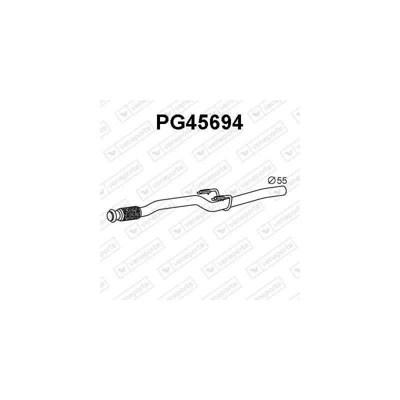 Tuyau d'échappement VENEPORTE PG45694