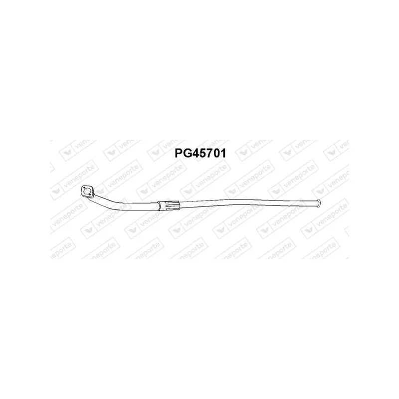 Tuyau d'échappement VENEPORTE PG45701