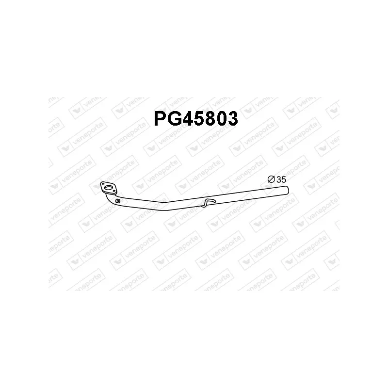 Tuyau d'échappement VENEPORTE PG45803