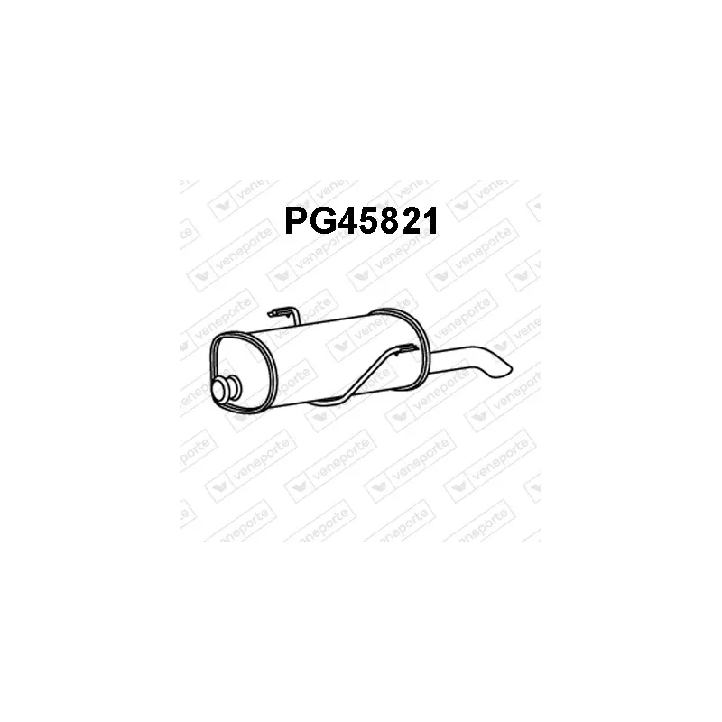 Silencieux arrière VENEPORTE PG45821