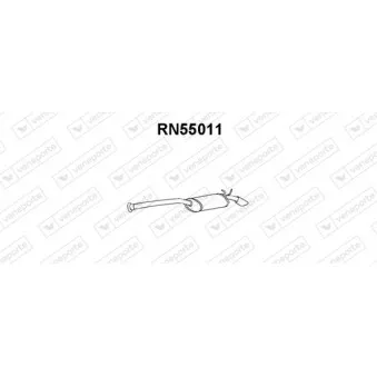 Silencieux arrière VENEPORTE