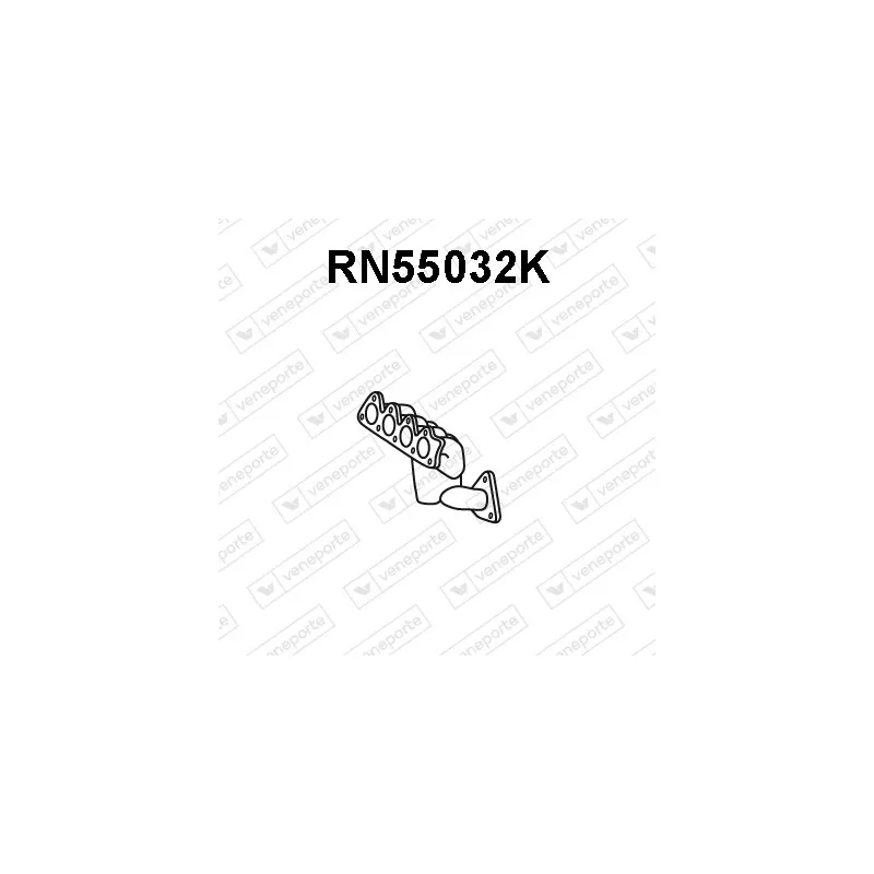 Catalyseur en coude VENEPORTE RN55032K