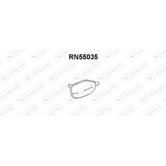 Silencieux avant VENEPORTE RN55035