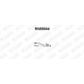 Tuyau d'échappement VENEPORTE