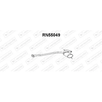 Silencieux central VENEPORTE RN55049