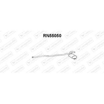 Silencieux central VENEPORTE RN55050