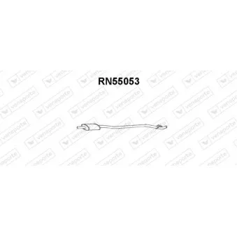 Silencieux central VENEPORTE RN55053