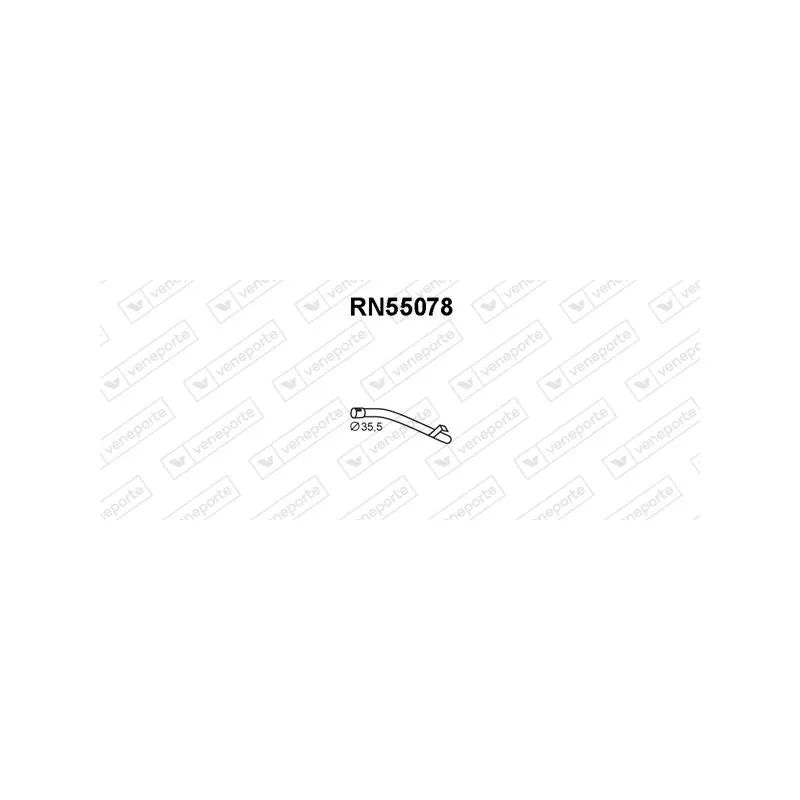 Tuyau d'échappement VENEPORTE RN55078