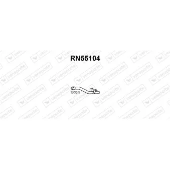 Tuyau d'échappement VENEPORTE