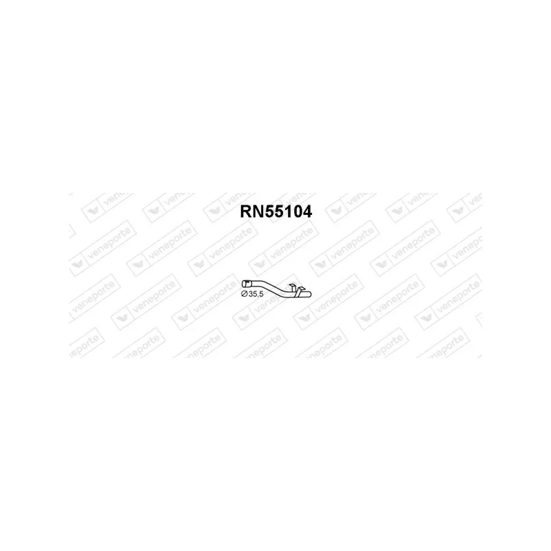 Tuyau d'échappement VENEPORTE RN55104