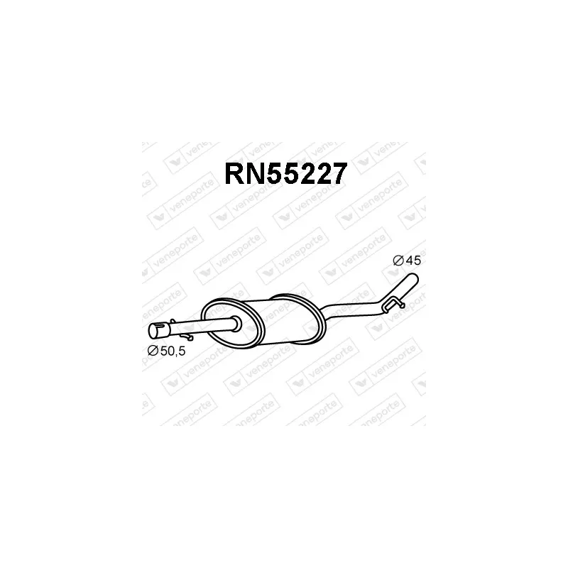 Silencieux avant VENEPORTE RN55227