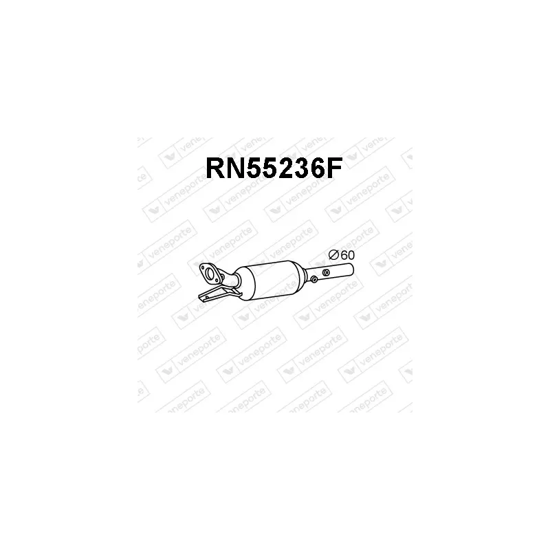 Filtre à particules / à suie, échappement VENEPORTE RN55236F