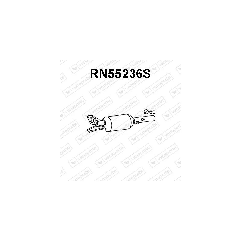 Filtre à particules / à suie, échappement VENEPORTE RN55236S