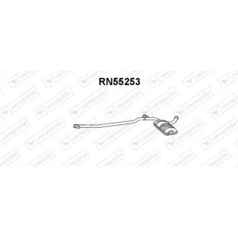 Silencieux avant VENEPORTE RN55253