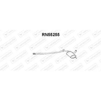 Silencieux avant VENEPORTE RN55255
