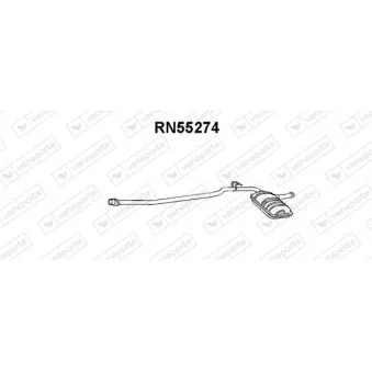 Silencieux avant VENEPORTE RN55274
