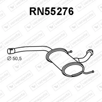 Silencieux central VENEPORTE RN55276