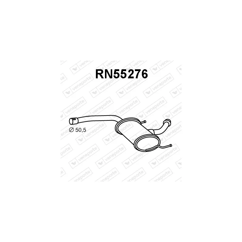 Silencieux central VENEPORTE RN55276