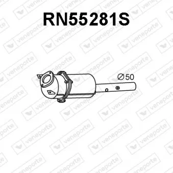 Filtre à particules / à suie, échappement VENEPORTE