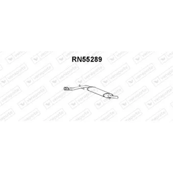 Silencieux avant VENEPORTE RN55289