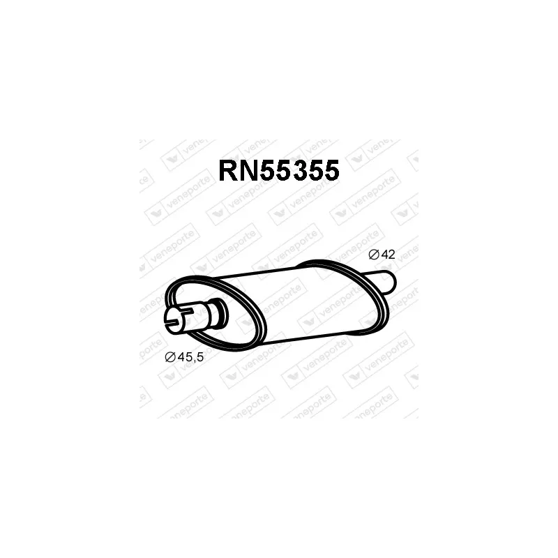 Silencieux central VENEPORTE RN55355