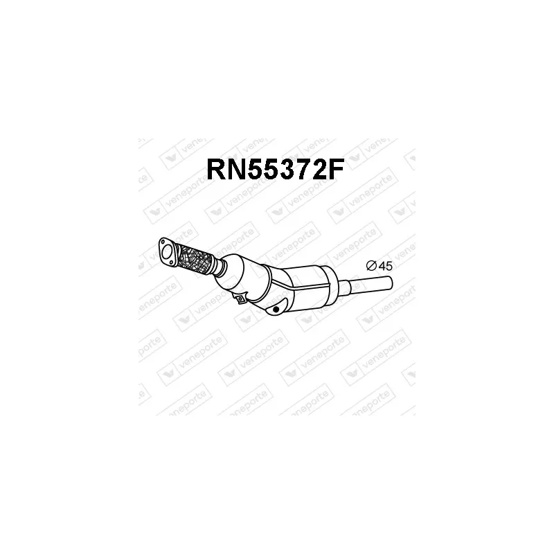 Filtre à particules / à suie, échappement VENEPORTE RN55372F