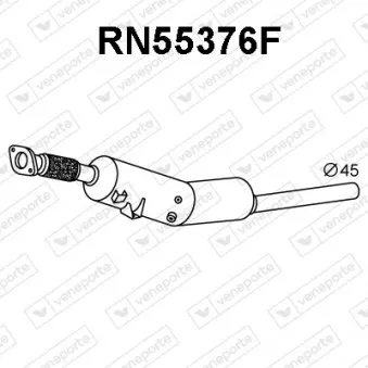 Filtre à particules / à suie, échappement VENEPORTE RN55376F
