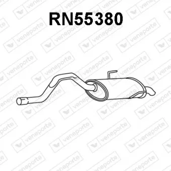 Silencieux arrière VENEPORTE