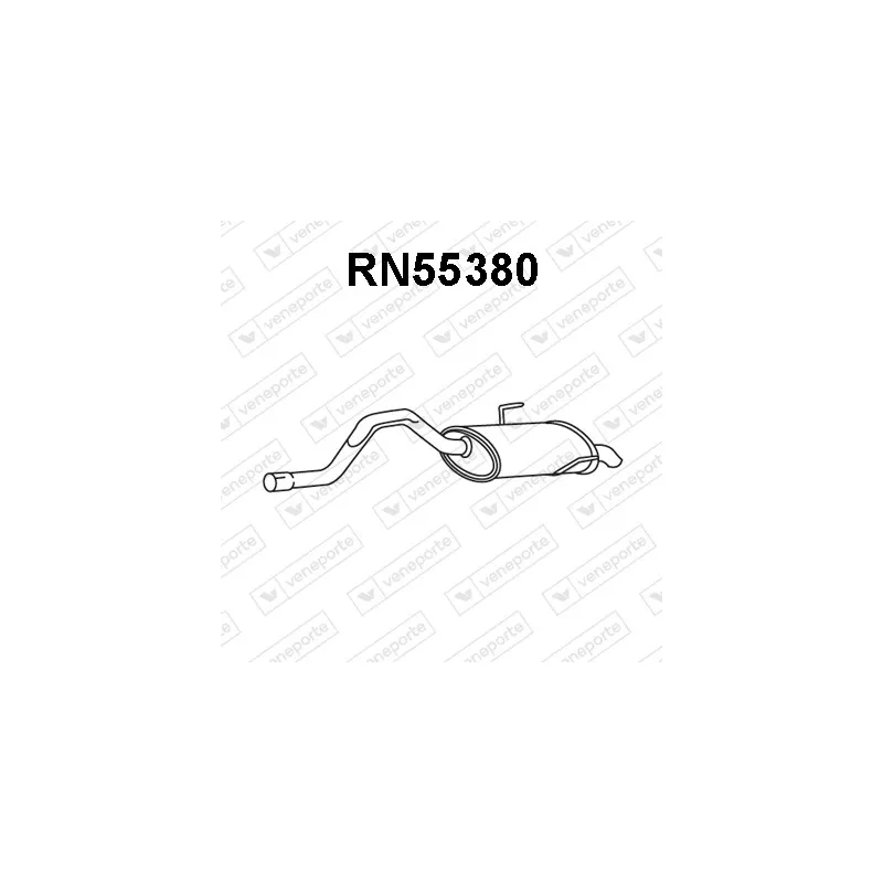 Silencieux arrière VENEPORTE RN55380