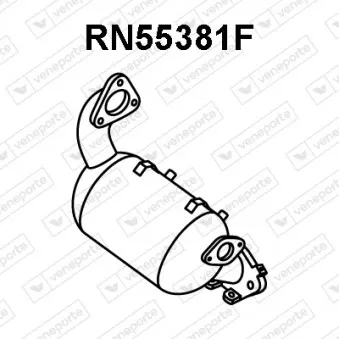 Filtre à particules / à suie, échappement VENEPORTE RN55381F