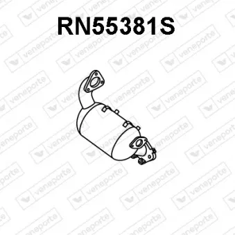 Filtre à particules / à suie, échappement VENEPORTE RN55381S