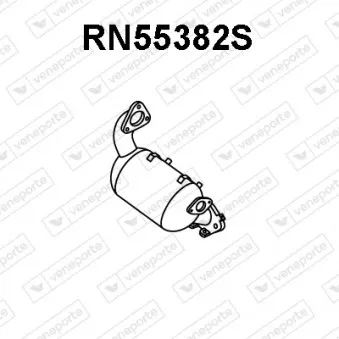 Filtre à particules / à suie, échappement VENEPORTE RN55382S