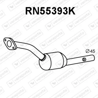 Catalyseur VENEPORTE RN55393K