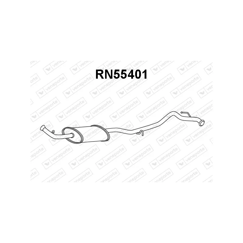 Silencieux central VENEPORTE RN55401