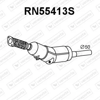 Filtre à particules / à suie, échappement VENEPORTE RN55413S