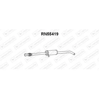 Silencieux central VENEPORTE RN55419