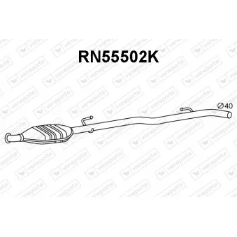 Catalyseur VENEPORTE RN55502K