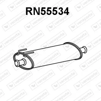 Silencieux central VENEPORTE RN55534