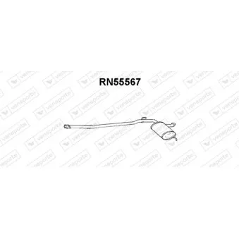 Silencieux avant VENEPORTE RN55567